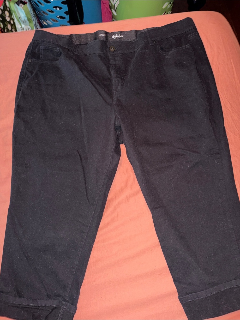 Style & Co. Black Women's Ankle Cropped Jeans